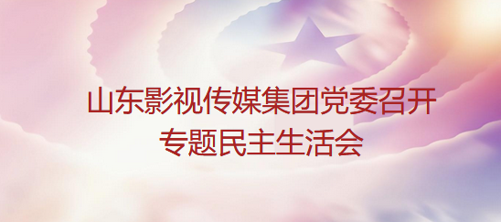 山東影視傳媒集團(tuán)黨委召開專題民主生活會